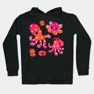 Polka dot octopus Hoodie